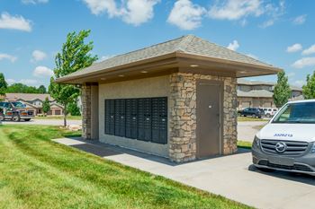 Centrally located mailboxes
